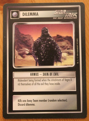 Star Trek CCG - Premiere Limited 94 BB - Armus - Skin of Evil