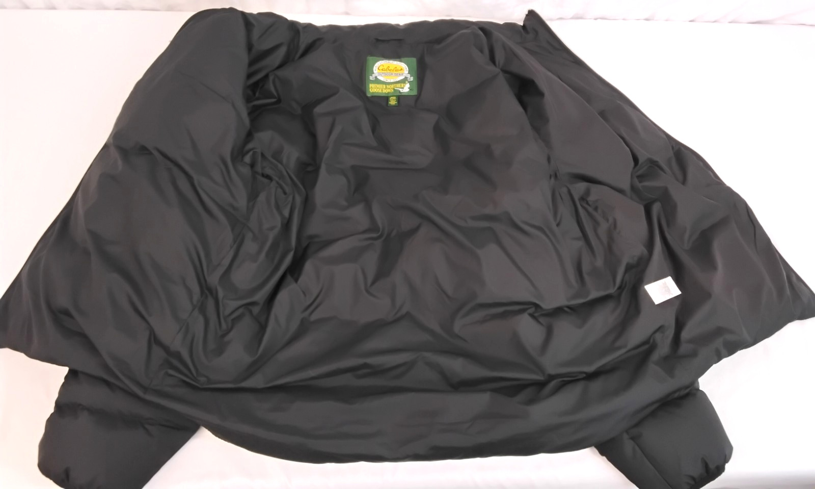 Cabela's Down Jacket Men's Medium Black Full Zip … - image 6