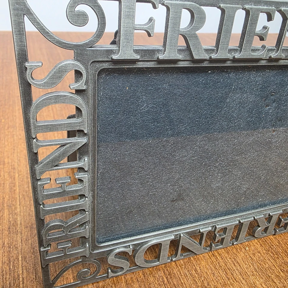 Metal Frame 4x6" Friends Table top or Wall Brushed Metal Matte Finish - Image 3 of 4
