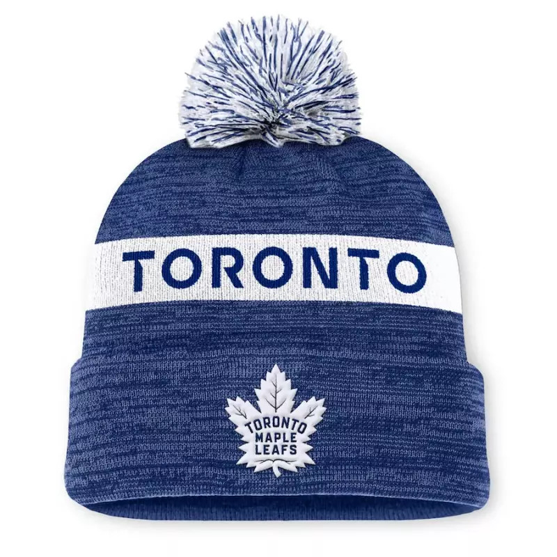 Bonnet NHL Toronto Maple Leafs Fanatics en maille premium doublée et logo brodé