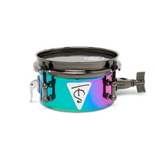 Latin Percussion Tony Succar 6" Micro Snare Rainbow Black Nickel