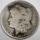 1893 O MORGAN "AG/VG"💰NICELY CIRCULATED/RARE-BETTER DATE/PRICE TO SELL/ 3OOK🔥✅