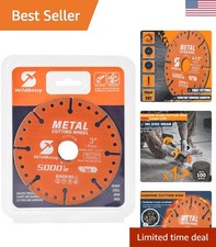 3 Inch Metal Cut Off Disc with 3/8" Arbor   Ideal for Steel and INOX