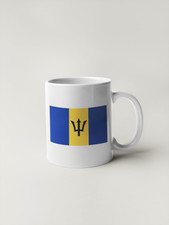 Barbados Flag Sticker Decal