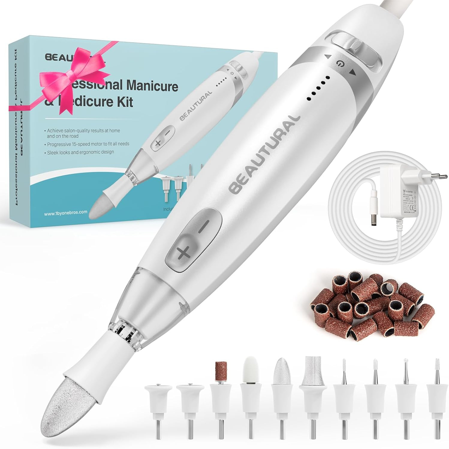 Set Manicure Elettrico Professionale: Kit Completo Ricostruzione Unghie Gel