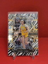 2024 Panini Select WNBA Dearica Hamby #77 Zebra Prizm SSP Case Hit LA Sparks