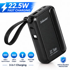 2026 Super 30000mAh USB Portable Charger USB-C Power Bank for Cell Phone