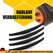 4pcs Radlauf Schutzleisten Verbreiterung Kotfl&uuml;gel Carbon-Optik Gummi Universal