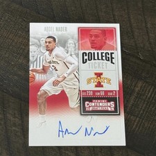 2016 Contenders Draft Picks Abdel Nader College Ticket Autographs Auto #178