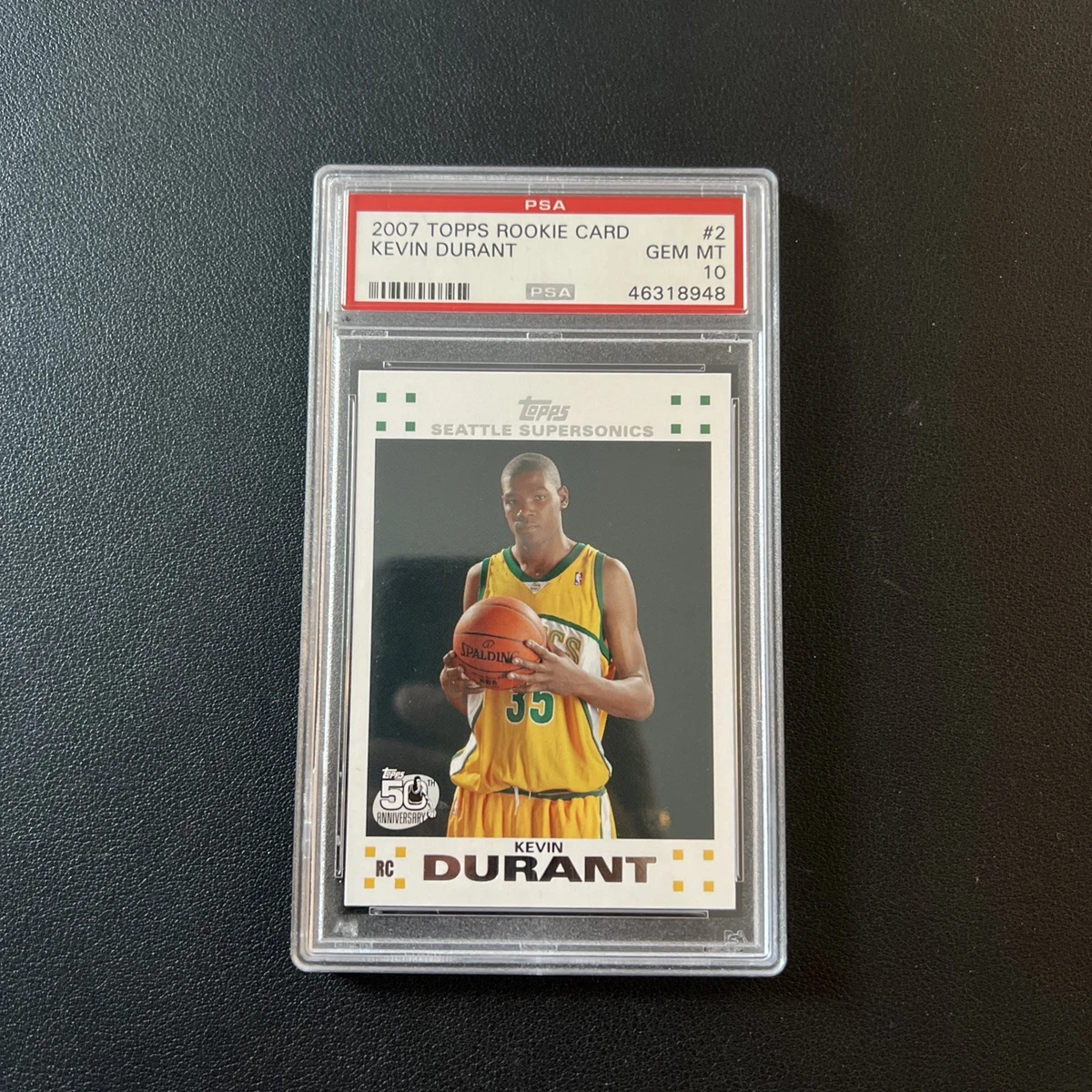 Kevin Durant Basketball Grade 10 Rookie Sports Trading Cards
