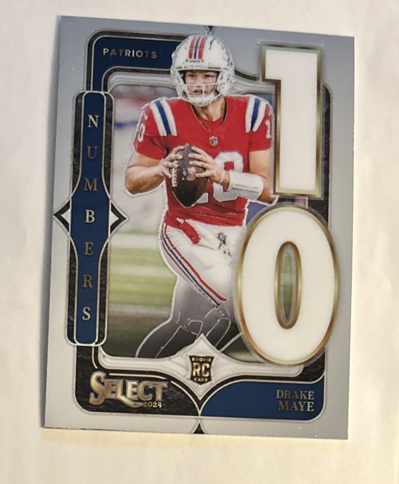 2024 Panini Select - Select Numbers Drake Maye Rookie #20 (RC)