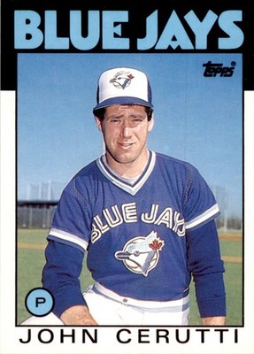 1986 Topps Traded John Cerutti Baseball Cards #23T