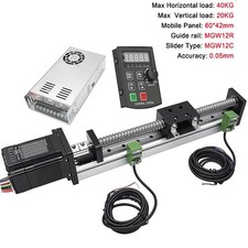 Nema23 Mini CNC Sliding Table Linear Guide Linear Motor Drive Control Power Kits