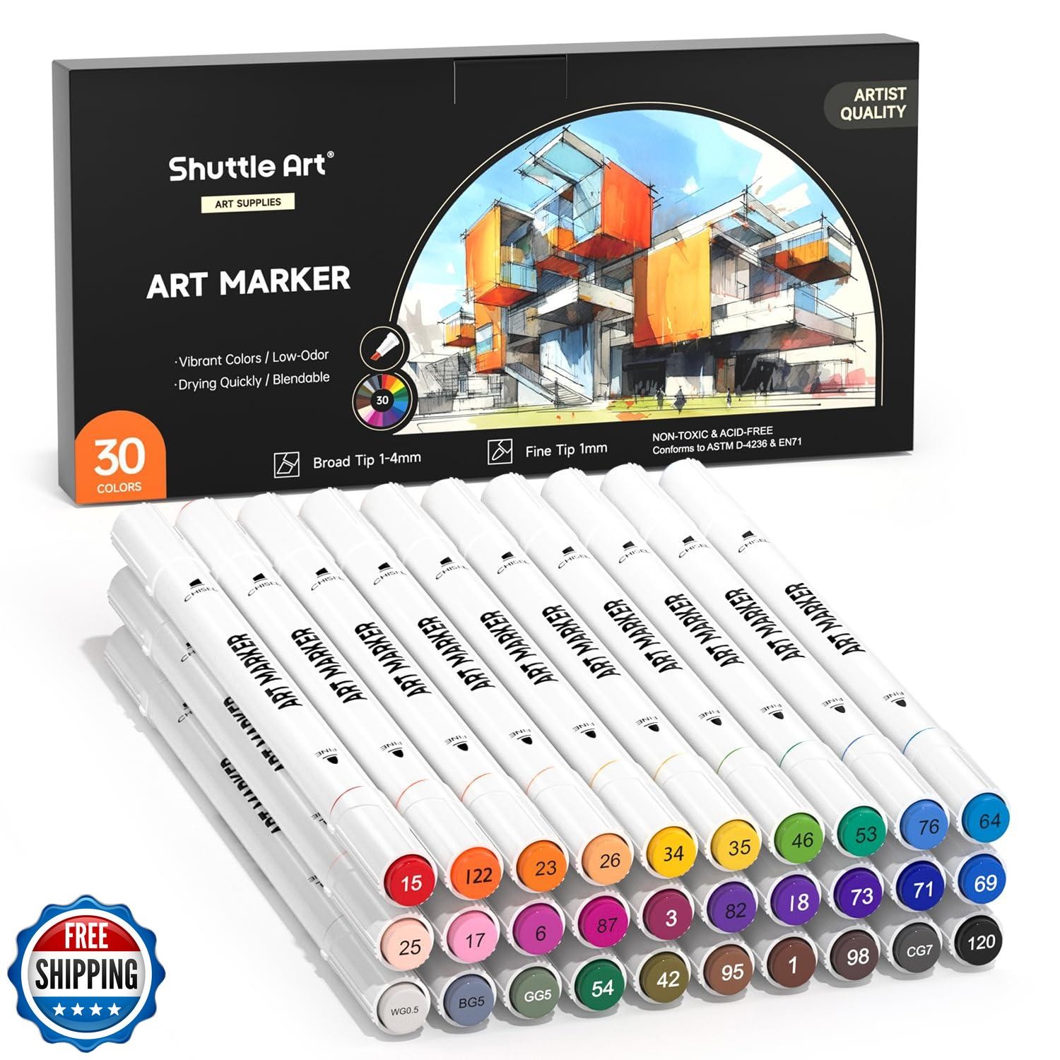 Permanent Marker Pens Highlighters