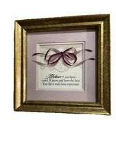 Wood Sign Wall Plaque - Mother Love You Mom Wooden Hanging Sign