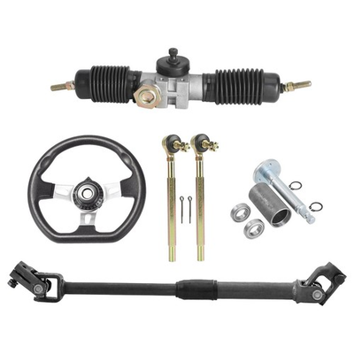 #ad Go Kart Steering Column Assembly Rack and Pinion Tie Rods for Golf Cart UTV ATV $152.99