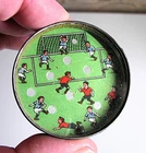 Rare Tin Dexterity Puzzle Balls Game SOCCER 1930 Foot-Ball Geduldspiele #7