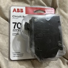 ABB Circuit Breaker Interruptor 70 Amps 2 Pole THQL2170PA