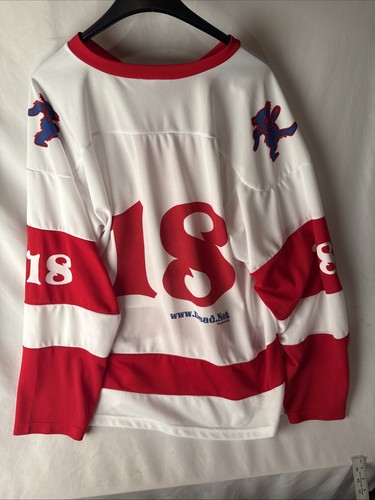 Grateful Dead Detroit Hockey Jersey Bears Skull XL - Picture 13 of 14