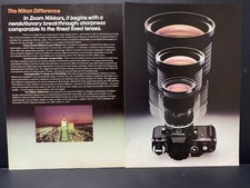 1980 Vintage Ads, Printed Ad, Nikon Zoom Lenses 2259 