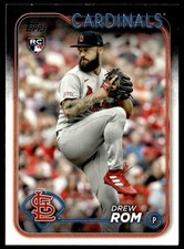 2024 Topps Drew Rom Rookie St. Louis Cardinals #476