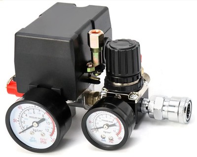 Air Compressor Pressure Switch Control Valve, 90-120PSI Pressure Regulator with