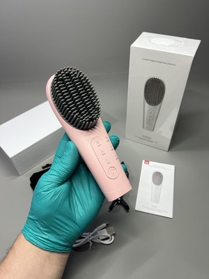 Akku Heißbürste Kamm Haar Locken Glätteisen Breite Zähne Reisefertig 230C