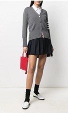 Thom Browne Navy School Uniform Pleated Mini Skirt Size 6 - IT 42