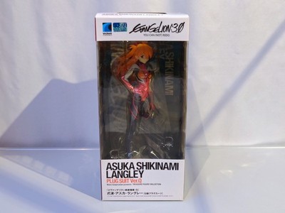 Wave Evangelion 3.0 Asuka Shikinami Langley Plug Suit Ver.Q Figur