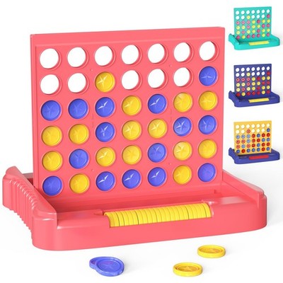 Pup Go 4 in a Row Game, Connect & Win Four a 23 cm x 19 x 18 cm, Pink 