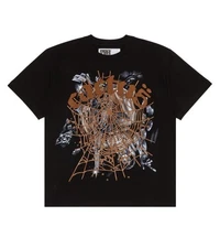 Cactus Jack by Travis Scott x Sp5der Airbrush Tee Black (SIZE: XL) ORIGINAL!