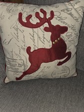 Reindeer Decorative Throw Pillow Cover 18x18