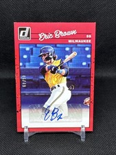 2023 Donruss Eric Brown Jr. Red 1990 Retro Signatures Auto /49