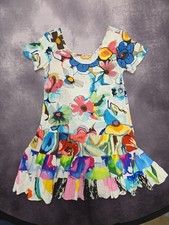 JAMS WORLD Hattie Dress Womens XXSmall Bellissima Hawaiian Floral Hand Painted 