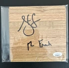 Steve Francis Signed The Franchise Inscription Wooden NBA Basketball Court Panel