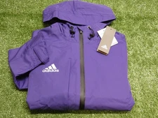 ADIDAS Mens GameMode Rain Jacket DZ9857 Purple XXL 2XL New