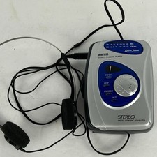 Lenoxx Sound 1129 Portable Stereo AM/FM Cassette Player Headphones Working