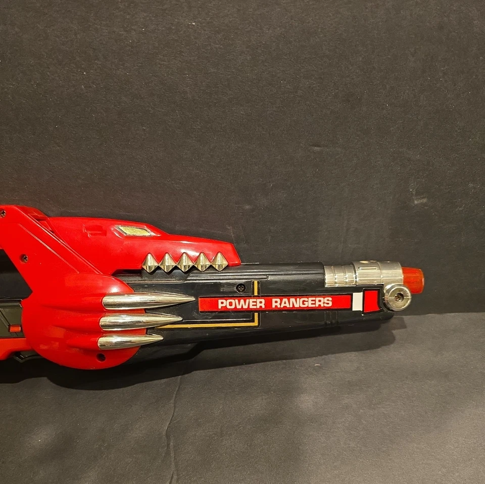 Винтажный бластер-пистолет 90-х Bandai Power Rangers с красным лезвием 1991 НЕ ТЕСТИРОВАЛСЯ - Изображение 4 из 4