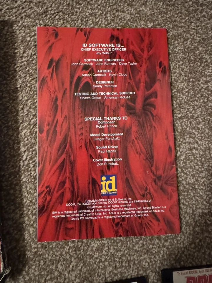 DOOM FIRST EDITION (1993) BY I.D SOFTWARE (PC) (COMPLETE ORIGINAL BOXED RELEASE) - Image 3 of 4