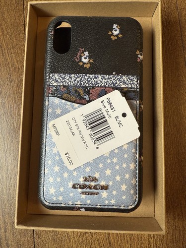 New Coach Signature Rose iPhone X/XS Case 33019 Discontinued Free Shipping NIB - Photo 4 sur 5