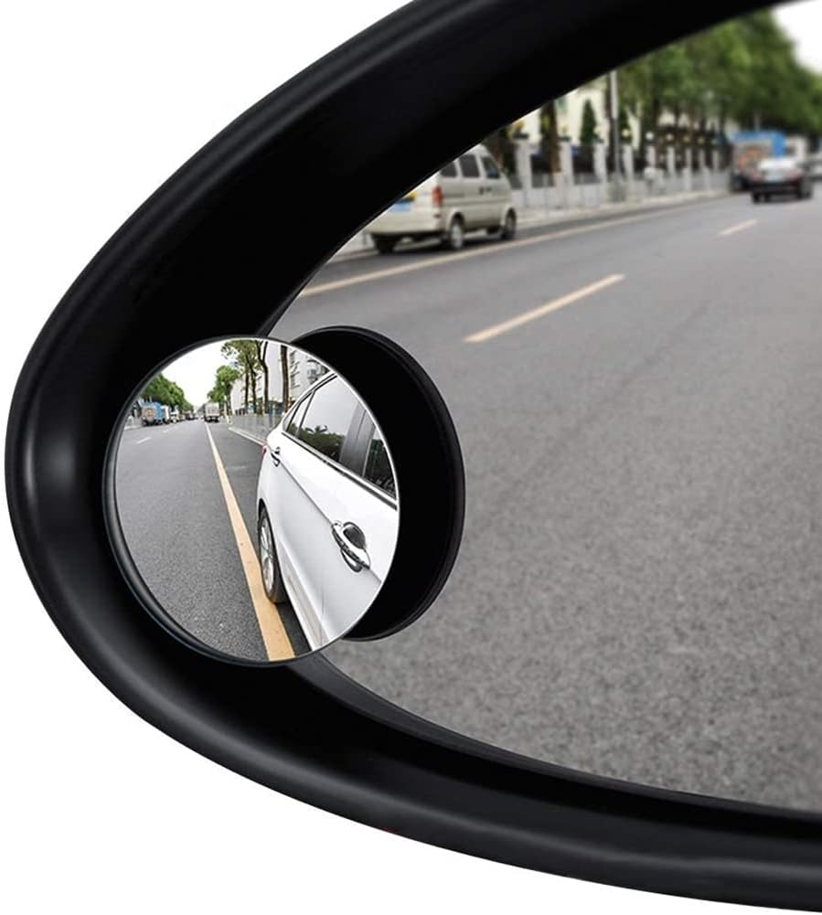 Blind Spot Mirrors for Car, ILYPLUS 360°Rotatable Waterproof Convex Rear View Mi