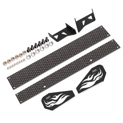 Carbon Rear Spoiler Fiber Tail Wing For 1/10 Models RC Car DIY Modify Parts
