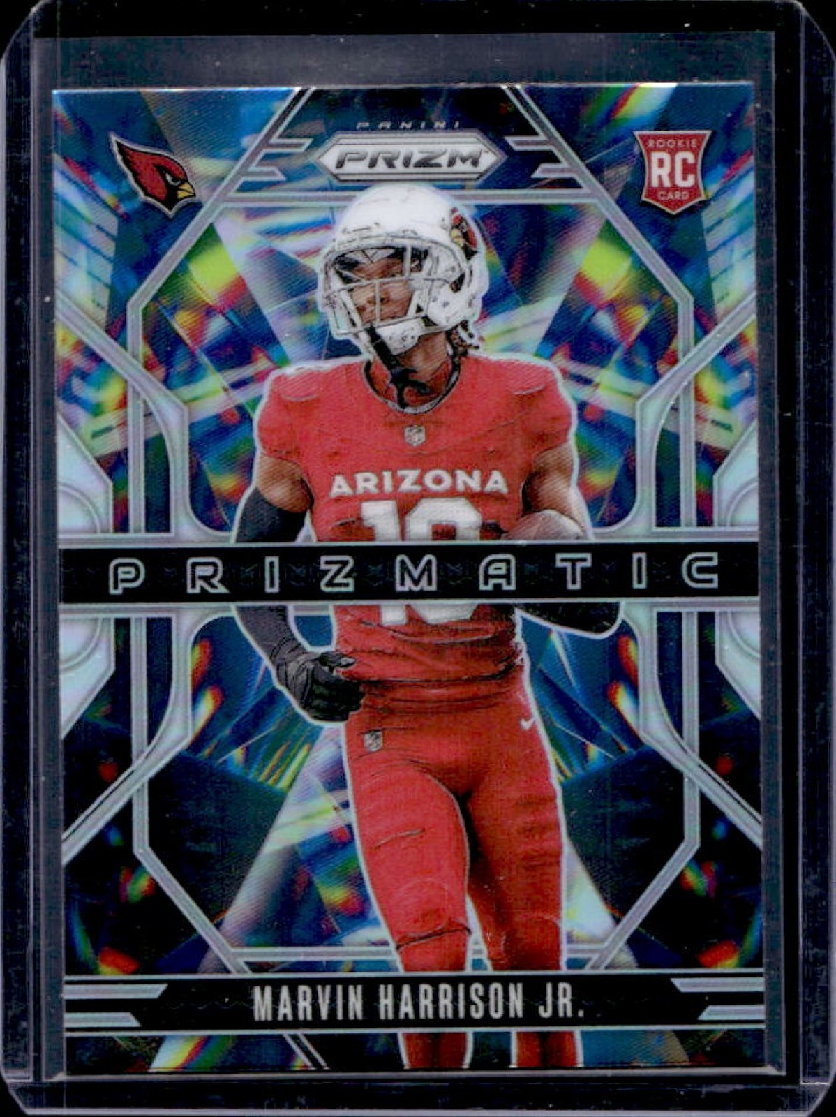 2024 Prizm Marvin Harrison Jr. Prizmatic RC Silver #12 Cardinals
