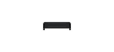 Deltana MSH158U19 Letter Box Hood for MS211 & MS212 Mail Slot - Matte Black