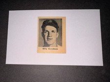 Billy Goodman, RED SOX, Vintage 1954 Photo Card, 3x5 Size