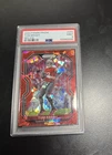 Tom Brady 2020 Panini Prizm 255 Red Cracked Ice Buccaneers Color Match PSA 9