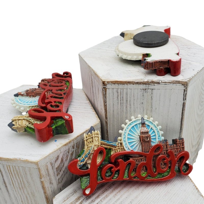 Tower Bridge Big Ben London Eye London Skyline Resin Fridge Magnet Souvenir