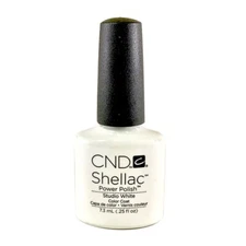 CND Shellac Nail Lacquer Color Coat - Studio White 0.25oz
