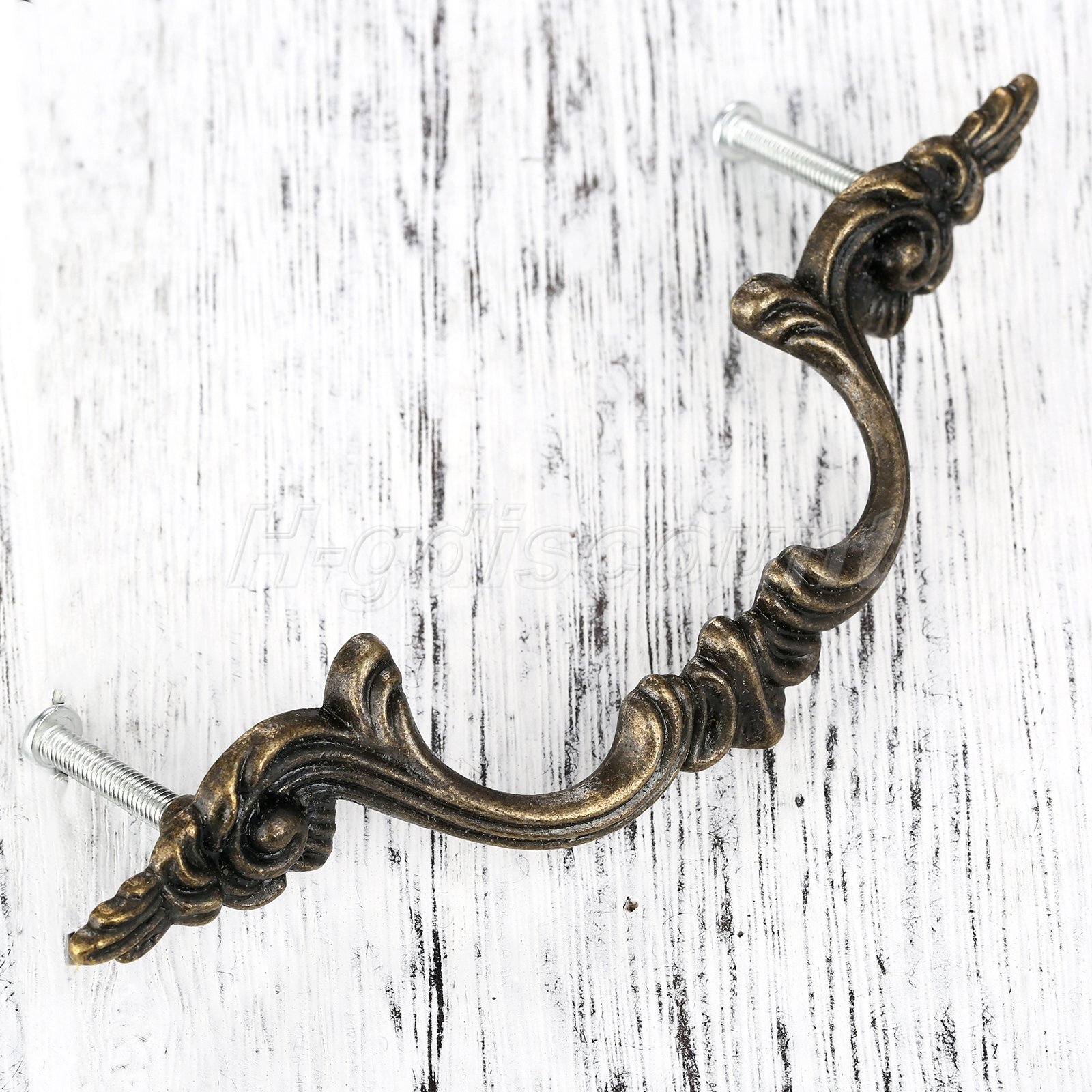 Vintage Pull Handle Antique Bronze Handle Bookcase Drawer