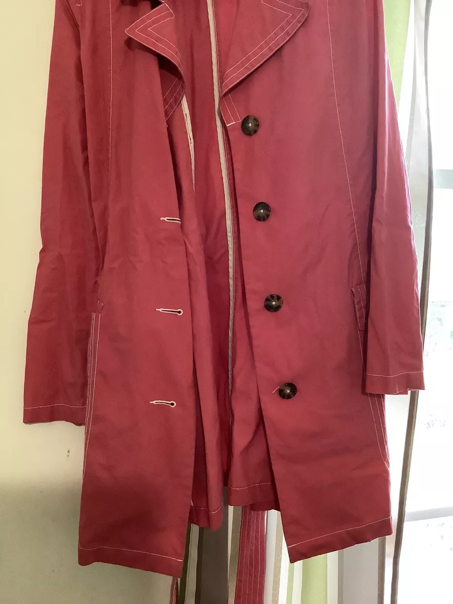 Onschuld geroosterd brood Planeet old navy maternity coral Trench Coat small | eBay